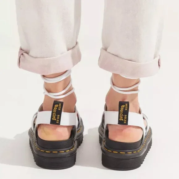 Dr. Martens Nartilla Gladiator White Sandal - Picture 2 of 11